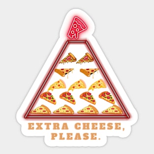 Extra cheese, please. Sticker